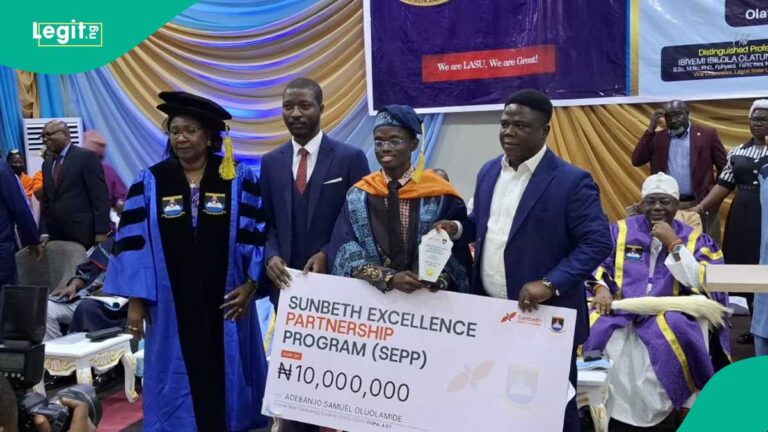Aerospace Engineering Student Tops LASU's Entire Graduating Class with 4.97 CGPA, Takes Home N10 Million Prize