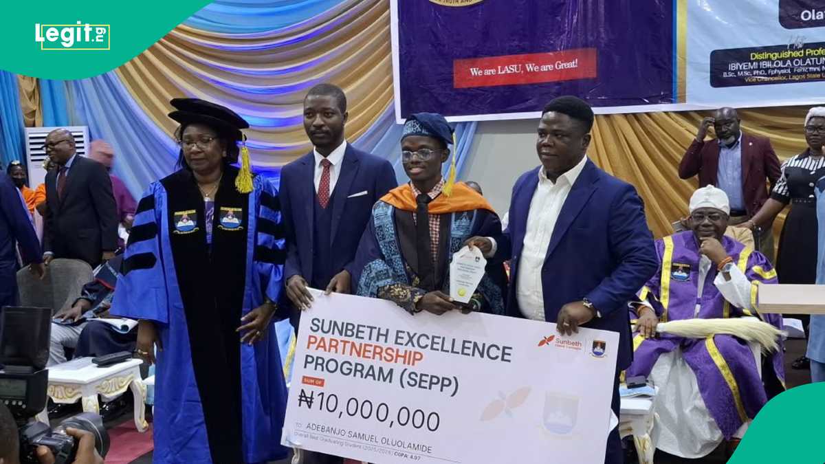 Aerospace Engineering Student Tops LASU's Entire Graduating Class with 4.97 CGPA, Takes Home N10 Million Prize